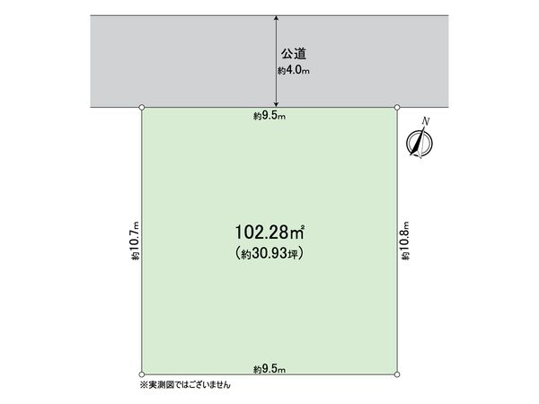 日野市日野台4丁目 土地 区画図