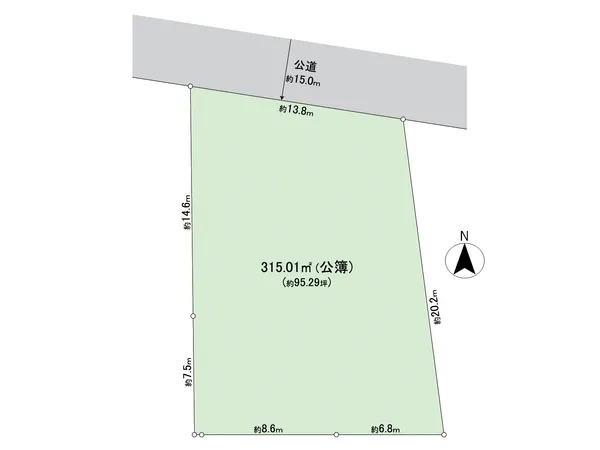 区画図　※実測図ではございません