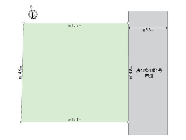 八王子市上野町 土地 区画図 八王子市上野町 土地 区画図