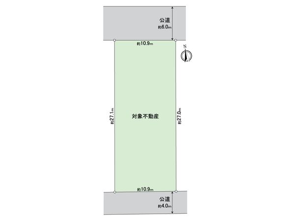 八王子市南新町 土地 区画図 区画図