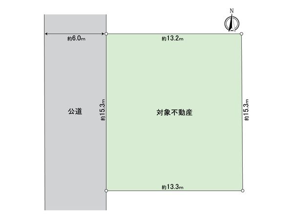 八王子市散田町2丁目 土地 区画図 区画図