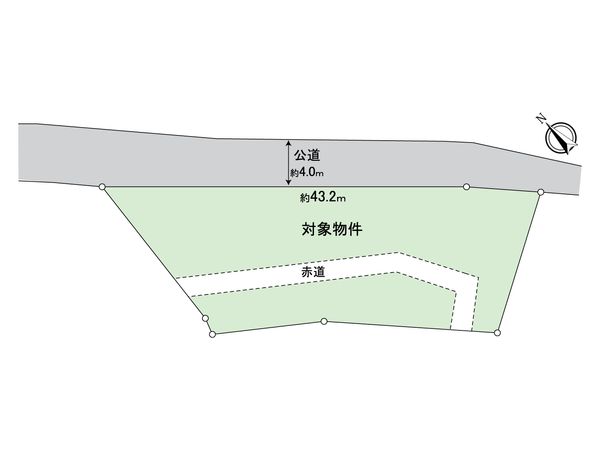八王子市南浅川町 土地 区画図 八王子市南浅川町 土地 区画図