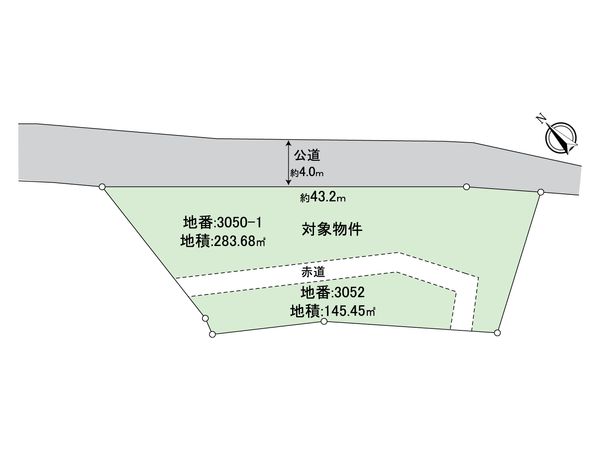 八王子市南浅川町 土地 区画図 区画図