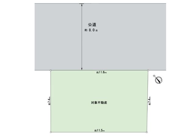 八王子市千人町2丁目 土地 区画図 八王子市千人町2丁目 土地 区画図