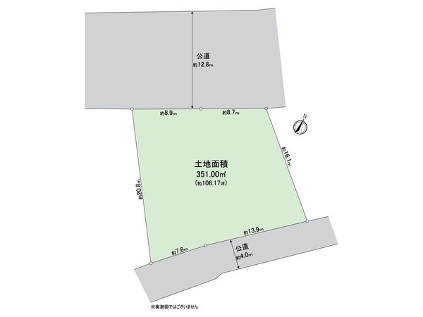 相模原市緑区鳥屋 土地 区画図 相模原市緑区鳥屋 土地 区画図