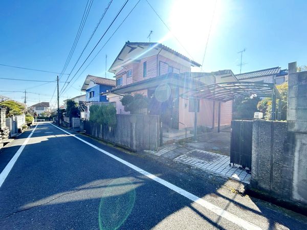 八王子市元八王子町3丁目 土地 前面道路含む外観 八王子市元八王子町3丁目 土地 前面道路含む外観
