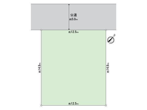 八王子市絹ケ丘2丁目 土地 区画図