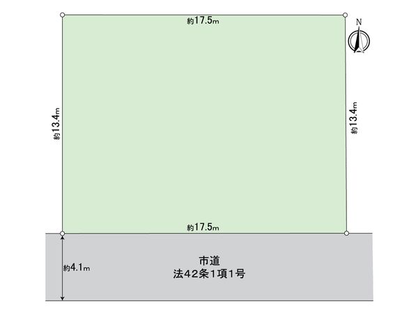 八王子市富士見町 土地 区画図 八王子市富士見町 土地 区画図