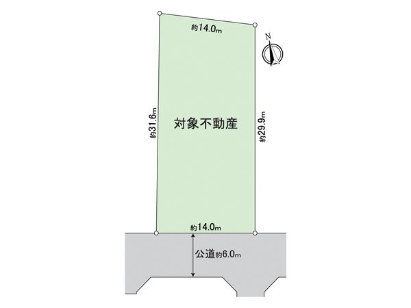 日野市大坂上3丁目 土地 区画図 日野市大坂上3丁目 土地 区画図