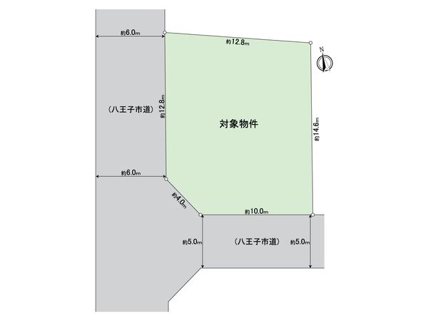 八王子市南陽台1丁目 土地 区画図
