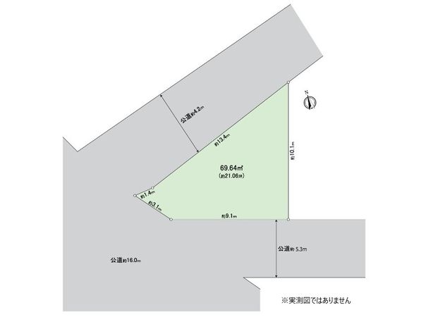 八王子市横川町 土地 区画図 八王子市横川町 土地 区画図