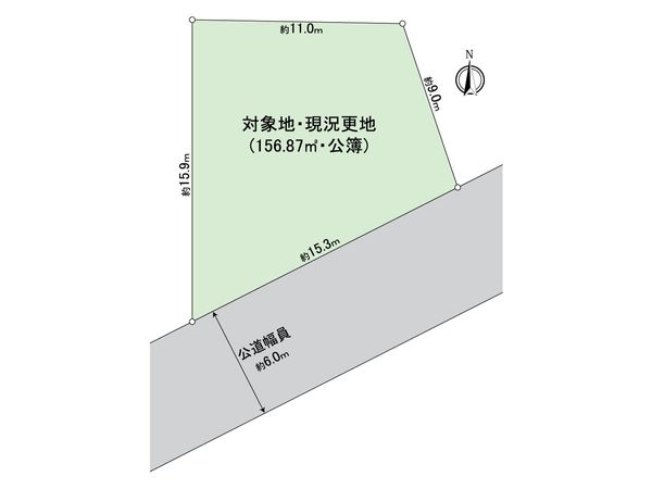 日野市多摩平6丁目 土地 区画図 区画図