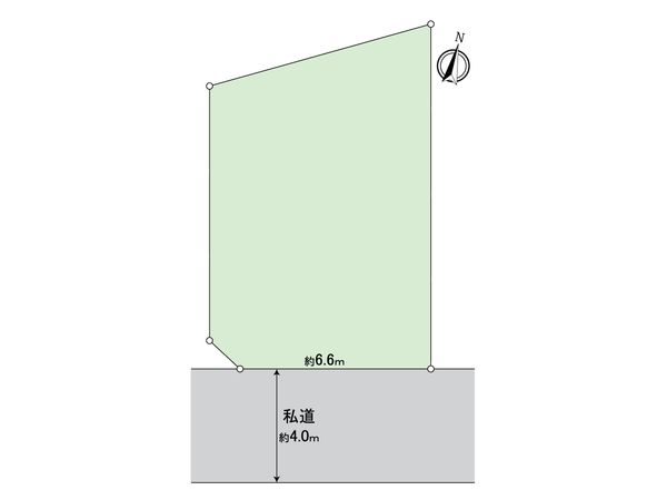 日野市日野台2丁目 土地 区画図