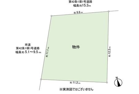 八王子市日吉町 土地 地形図