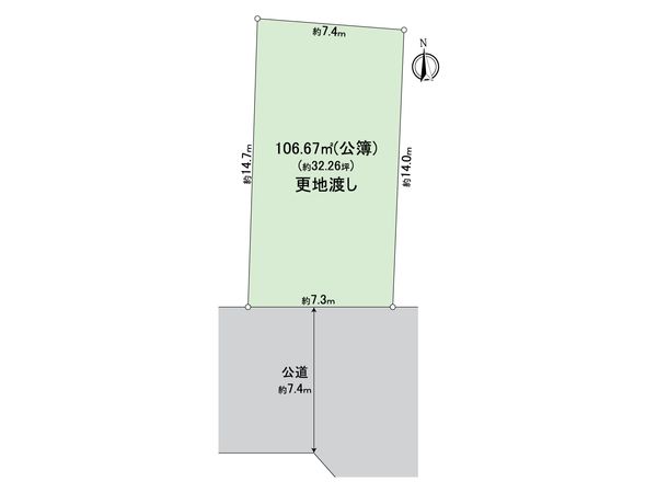 八王子市八日町 土地 区画図 八王子市八日町 土地 区画図