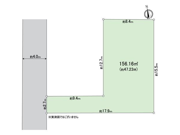 八王子市北野町 土地 区画図 八王子市北野町 土地 区画図