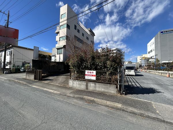 八王子市北野町 土地 前面道路含む外観