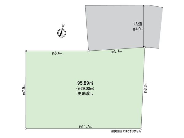 八王子市弐分方町 土地 区画図 八王子市弐分方町 土地 区画図