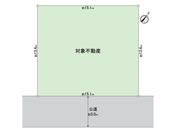 八王子市片倉町 土地 区画図