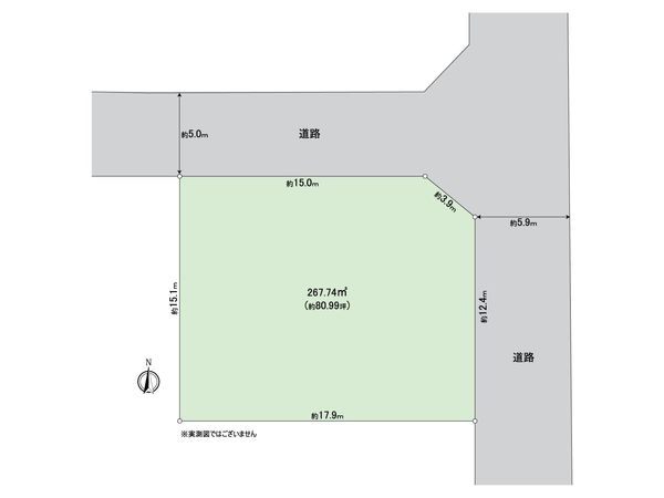 八王子市みつい台2丁目 土地 区画図 八王子市みつい台2丁目 土地 区画図