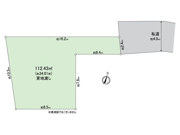 八王子市弐分方町 土地 区画図 八王子市弐分方町 土地 区画図
