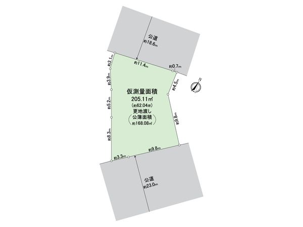 八王子市追分町 土地 区画図 八王子市追分町 土地 区画図