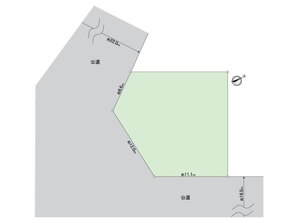 日野市豊田3丁目 土地 区画図 日野市豊田3丁目 土地 区画図
