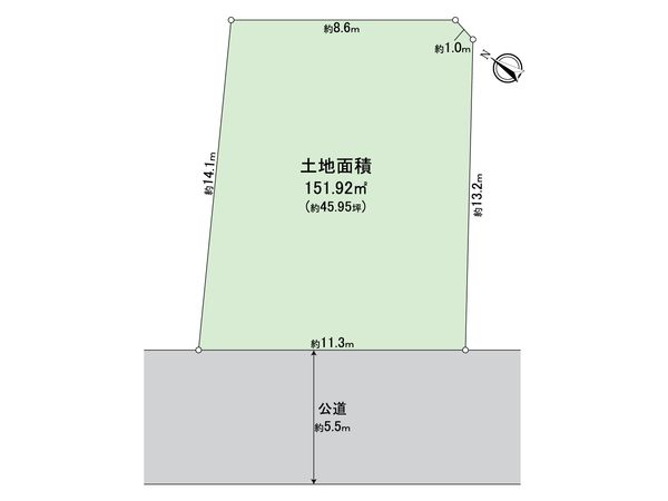 八王子市東浅川町 土地 区画図 八王子市東浅川町 土地 区画図