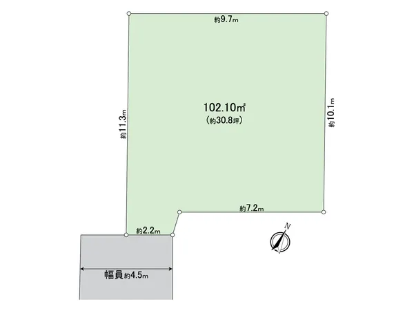 実測図ではありません