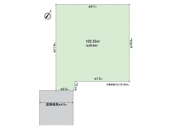 八王子市大和田町1丁目 土地 区画図 八王子市大和田町1丁目 土地 区画図