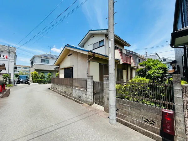 前面道路と現地撮影