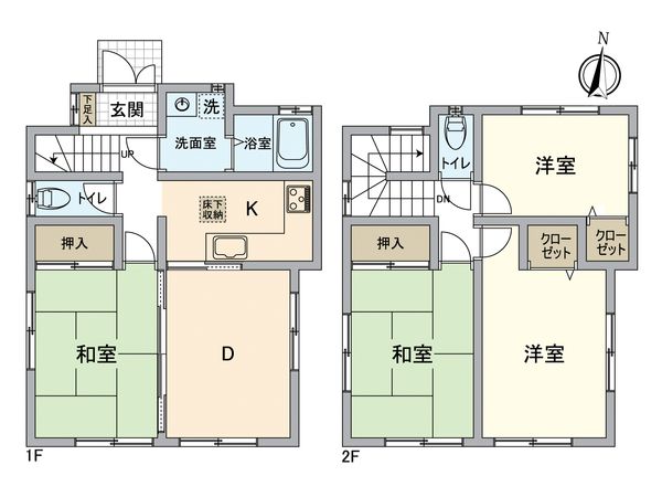 八王子市長沼町 戸建 間取図(平面図)