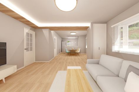 八王子市打越町 戸建 リビング