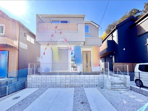 八王子市長房町 新築戸建1号棟 外観 八王子市長房町 新築戸建1号棟 外観