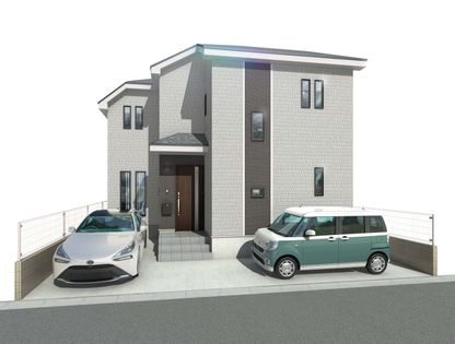 日野市日野台4丁目 新築戸建 外観パース図