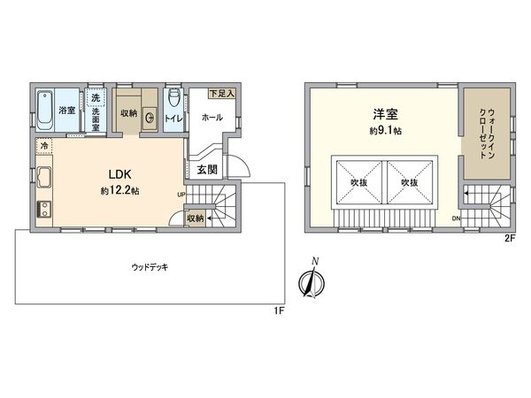 八王子市元八王子町3丁目 戸建 間取図(平面図) 八王子市元八王子町3丁目 戸建 間取図(平面図)