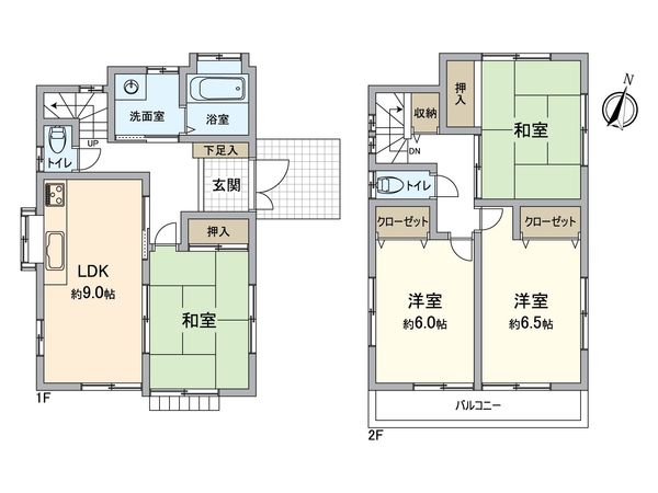 日野市大坂上2丁目 戸建 間取図(平面図) 日野市大坂上2丁目 戸建 間取図(平面図)