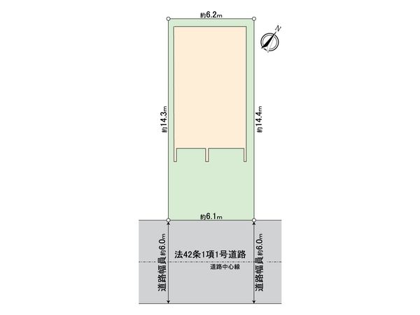 八王子市散田町3丁目 戸建 2号棟 区画図 八王子市散田町3丁目 戸建 2号棟 区画図