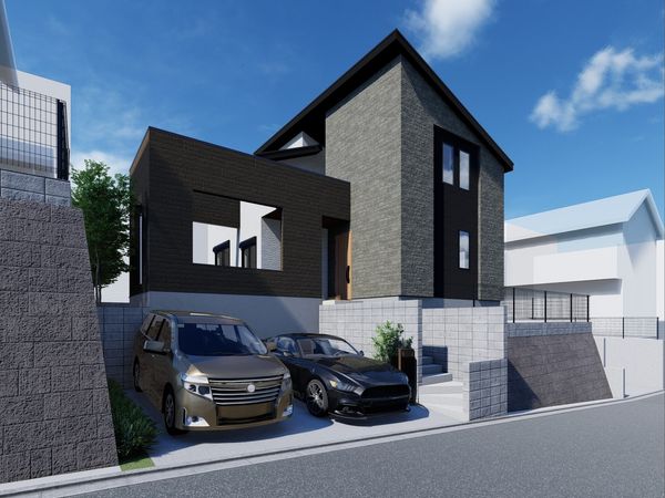 八王子市片倉町 新築戸建 外観 八王子市片倉町 新築戸建 外観