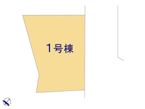 八王子市石川町新築戸建 1号棟 区画図 八王子市石川町新築戸建 1号棟 区画図
