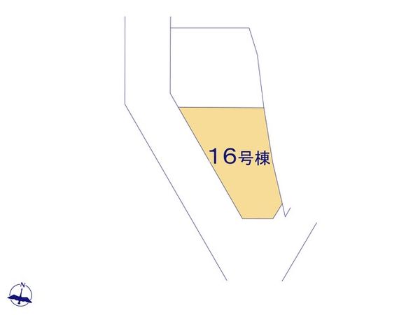 八王子市石川町新築戸建 16号棟 間取図(平面図) 八王子市石川町新築戸建 16号棟 間取図(平面図)