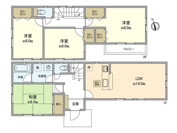 日野市東豊田4丁目 戸建 間取図(平面図) 日野市東豊田4丁目 戸建 間取図(平面図)