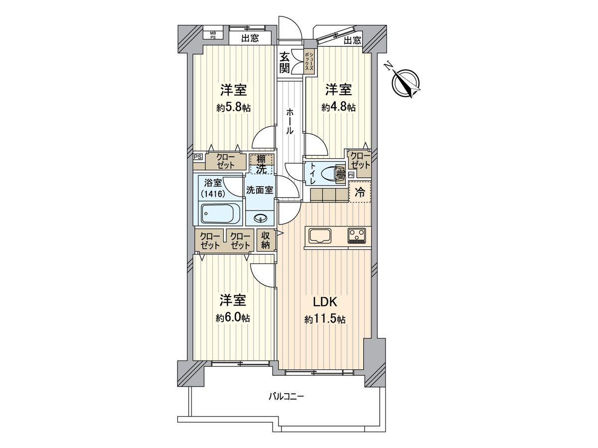 間取図(平面図)