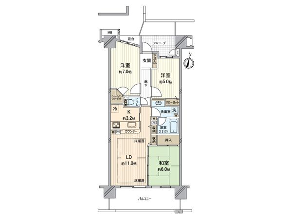 間取図(平面図)