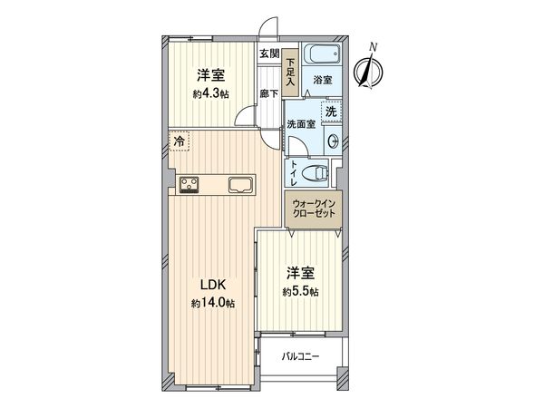 モナーク豊田 間取図(平面図) 間取図(平面図)