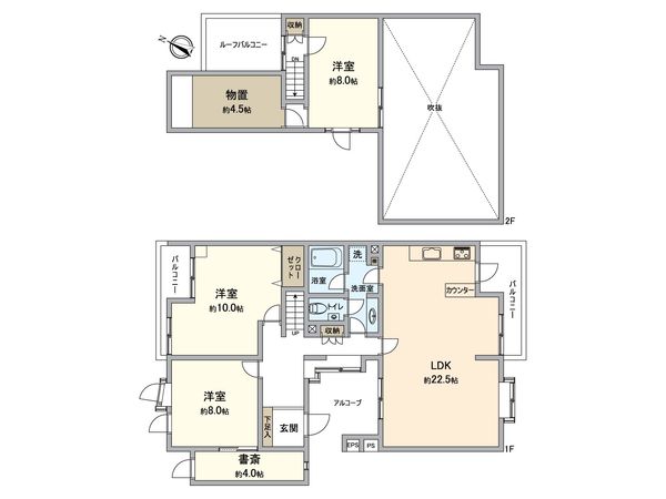 ベルコリーヌ南大沢 間取図(平面図)