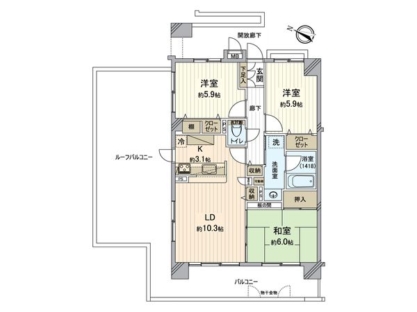間取図(平面図)