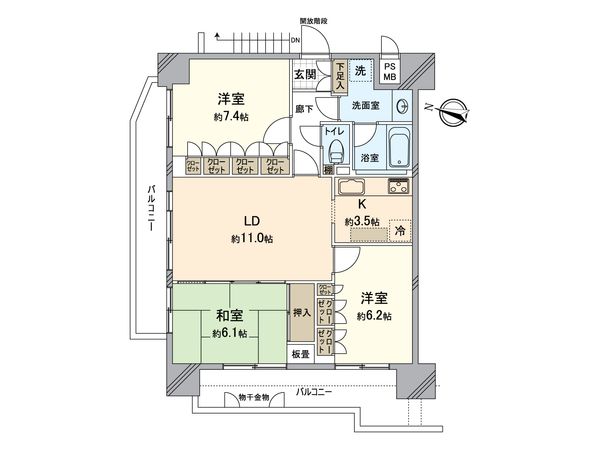 間取図(平面図)