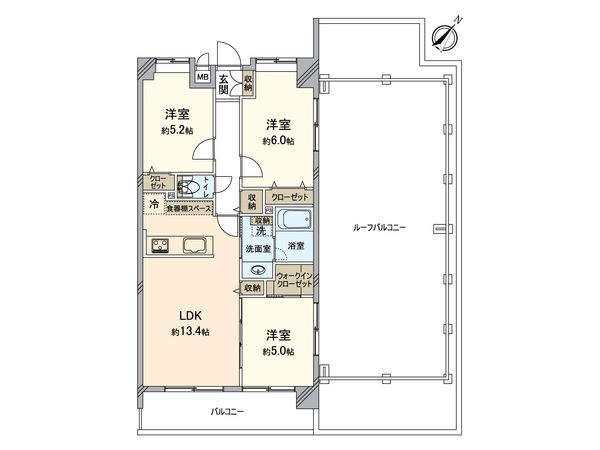 プレジャーガーデン豊田壱番館 間取図(平面図) プレジャーガーデン豊田壱番館 間取図(平面図)