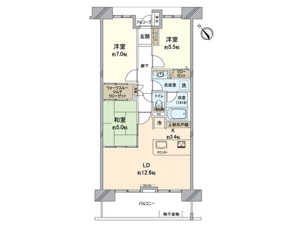 ライフレビュー町田ヒルズ 間取図(平面図) 間取図(平面図)